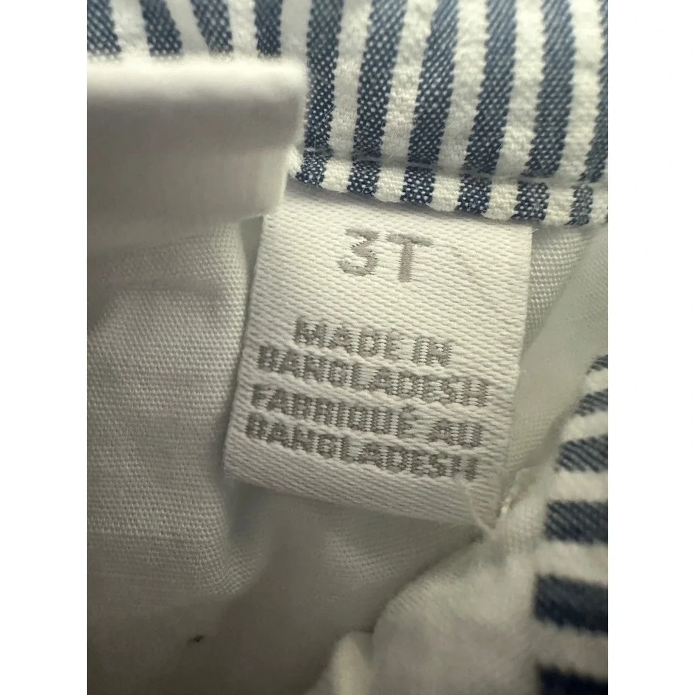 Gymboree Boys Blue White Seersucker Special Occasion Dress Pants Trousers 3T NWT